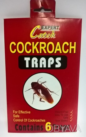Липкая ловушка для тараканов 6 шт (Cocroach traps)
Высокоэффективное, НЕТОКСИЧНО. . фото 1