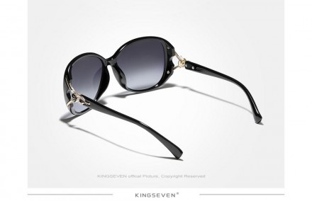 Женские классические солнцезащитные очки в стиле ретро KINGSEVEN с градиентными . . фото 4
