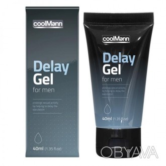 CoolMann Delay Gel - это освежающий гель с легким охлаждающим эффектом, который . . фото 1