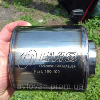 Коллекторный пламегаситель IMS на Lexus (Лексус) - заменитель катализатора. 
Пла. . фото 2