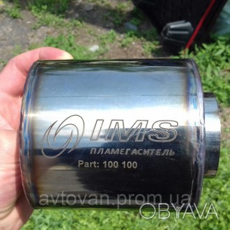 Коллекторный пламегаситель IMS на Lexus (Лексус) - заменитель катализатора. 
Пла. . фото 1