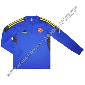 Купить футбольный костюм для мальчика Манчестер Юнайтед Adidas 2021-2022 Blue в . . фото 6