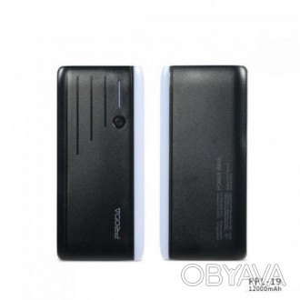 УМБ портативная зарядка Power Bank PRODA PPL-19 12000 mAh Black
Портативная заря. . фото 1