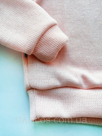 Свитер для девочки, с высоким горлом, вязаный, пудровый, SmileTime Pretty 134. Кривой Рог. фото 1 Свитер для девочки, с высоким горлом, вязаный, пудровый, SmileTime Pretty 134. Кривой Рог. фото 1