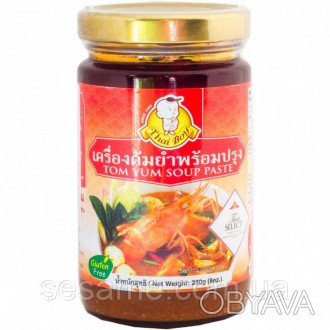Паста Том Ям служить основою для однойменного тайського супу, що є одним з найпо. . фото 1