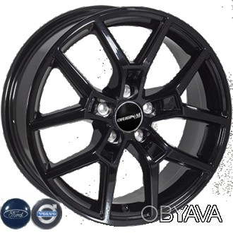 Диски литые R17 PCD5x108 на Ford, Land Rover, Volvo JH 15017 Black ET42 DIA63,4 . . фото 1