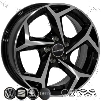 Диски литые R15 PCD5x100 на Skoda, Seat, Audi, VW, Subaru ZW BK5340 BP ET35 DIA5. . фото 1