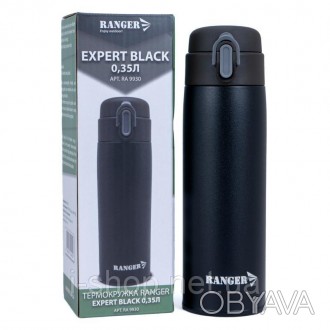 Термокружка Ranger Expert 0,35 L Black – это незаменимая вещь для людей, которые. . фото 1