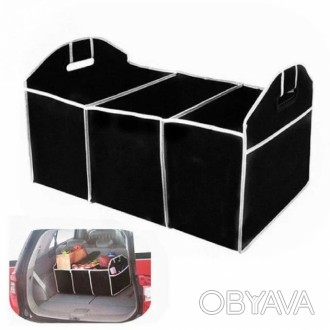 Автомобильный органайзер в багажник предназначен для переноски и хранения продук. . фото 1