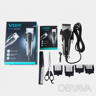 Машинка для стрижки волос VGR V-130 предназначена для домашних условий, а также,. . фото 1
