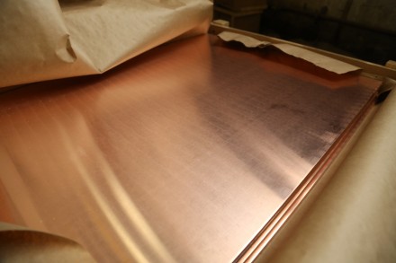 Мягкий лист медь 3,0х600х1500 мм есть медные листы марки М1 и М2 с порезкой по р. . фото 11