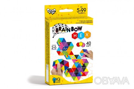 
Розважальна настільна гра "Brainbow HEX" G-BRH-01-01 DANKO Детальніше тут: http. . фото 1