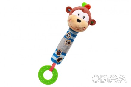 
Іграшка з пищалкою "Мавпеня Георгій" (11х22 см) "BabyOno" Детальніше тут: https. . фото 1