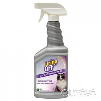 Спрей TropiClean Urine Off для удаления органических пятен и запахов, для котят . . фото 1