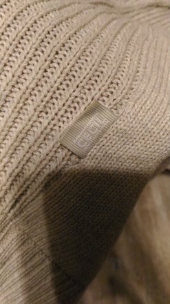 Продам женский свитер с воротом-хомутом с вязкой 3-х видов. Коттон. Размер указа. . фото 7