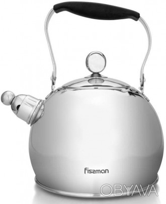 
Чайник Fissman Elis ємністю 3л, розмір: 24х20х27см. Виготовлений з високоякісно. . фото 1