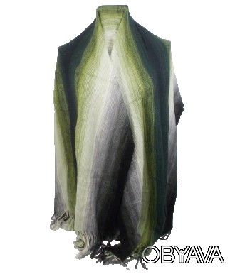 Стильный мужской шарф 
Длина 190 х 62 см
Состав 70% пашмина 30% шелк
. . фото 1