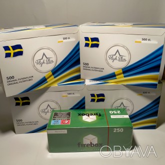  В наборе 2000шт. Шведский сигаретных гильз Хай Стар +Ментол
 Гильзы для курения. . фото 1