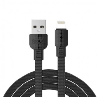 Кабель для iPhone Golf GC-66i Armor USB - Lightning 3А 1 метр Black (90743). Дніпро. фото 1 Кабель для iPhone Golf GC-66i Armor USB - Lightning 3А 1 метр Black (90743). Дніпро. фото 1