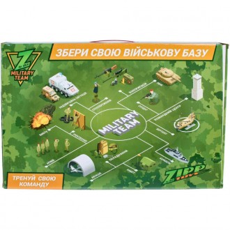 Ігрові набори ZIPP Toys "Z military team" з різноманітною технікою і реалістични. . фото 8