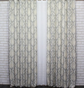 Плотные шторы из ткани лён коллекция "Корона Мария"
Товар отправляется наложенны. . фото 5