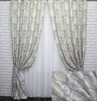 Плотные шторы из ткани лён коллекция "Корона Мария"
Товар отправляется наложенны. . фото 2