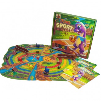 «Dino SPORT» - це гра-гонка для всієї родини, де перемагає гравець, динозаврик я. . фото 3