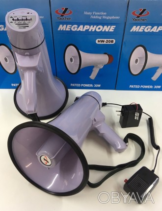 Громкоговоритель MEGAPHONE HW 20B
Мегафон — переносное устройство для усиления з. . фото 1