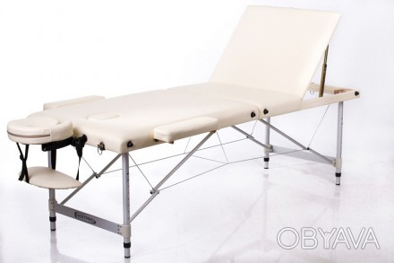 Складаний масажний стіл RESTPRO® ALU 3 Бежевий – це універсальна кушетка, яка пі. . фото 1