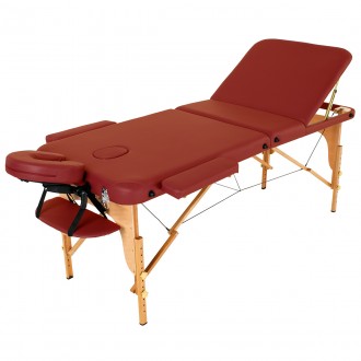 Массажный стол RelaxLine Malibu бургундия. Київ. фото 1 Массажный стол RelaxLine Malibu бургундия. Київ. фото 1