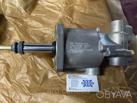Пневмогідравлічний підсилювач приводу зчеплення МАЗ L-142 мм(вир-во Вовчанськ). . фото 1
