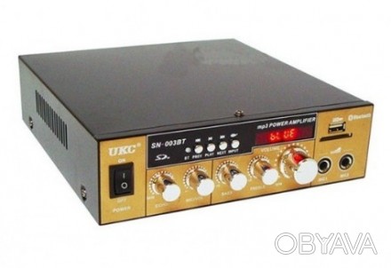 Усилитель звука AMP SN 003 BT/ 4829
Корпус усилителя изготовлен из прочного мета. . фото 1