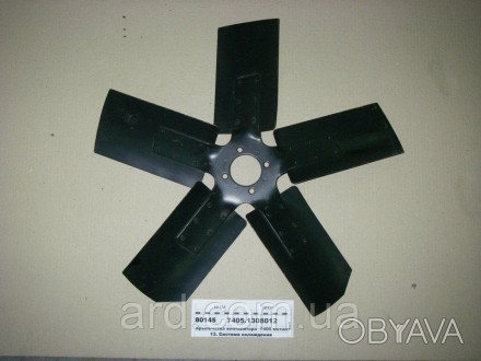 Крыльчатка вентилятора 7405 металл (пр-во КамАЗ). . фото 1