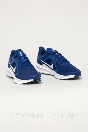 РАЗМЕРЫ В НАЛИЧИИ: [ 40 ] Кроссовки подростковые Nike DOWNSHIFTER 10 (GS) сине-б. . фото 3