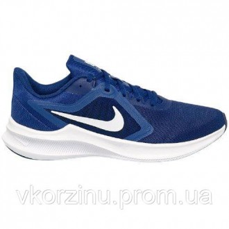 РАЗМЕРЫ В НАЛИЧИИ: [ 40 ] Кроссовки подростковые Nike DOWNSHIFTER 10 (GS) сине-б. . фото 2