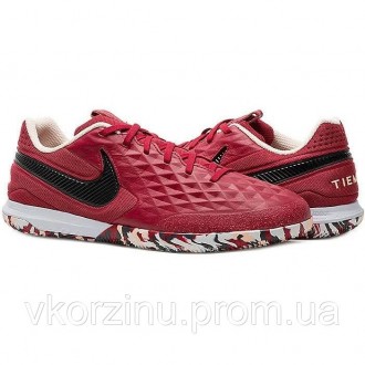 РАЗМЕРЫ В НАЛИЧИИ: [ 40 ] Футзалки Nike React Tiempo Legend 8 Pro IC красные AT6. . фото 2