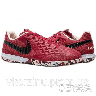 РАЗМЕРЫ В НАЛИЧИИ: [ 40 ] Футзалки Nike React Tiempo Legend 8 Pro IC красные AT6. . фото 1
