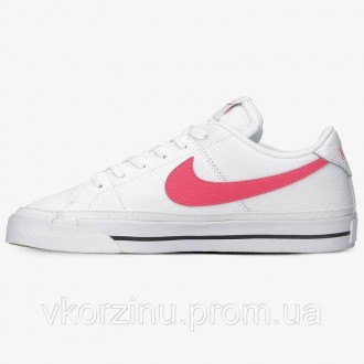 РАЗМЕРЫ В НАЛИЧИИ: [ 38 ] Кроссовки женские Nike Court Legacy бело-красные CU414. . фото 3