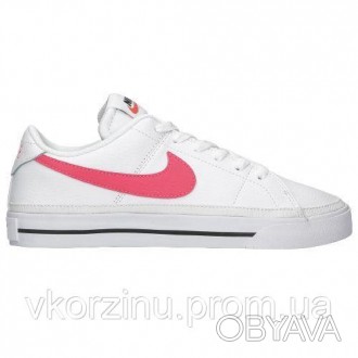 РАЗМЕРЫ В НАЛИЧИИ: [ 38 ] Кроссовки женские Nike Court Legacy бело-красные CU414. . фото 1