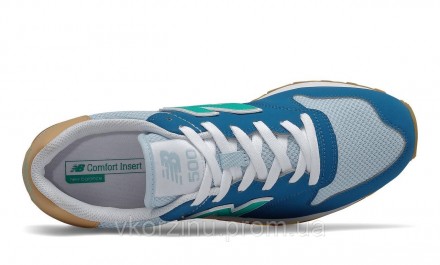 РАЗМЕРЫ В НАЛИЧИИ: [ 43 ] Кроссовки New Balance 500 сине-серые GM500MR1
Артикул:. . фото 4