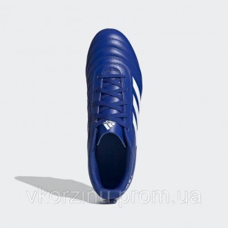 РАЗМЕРЫ В НАЛИЧИИ: [ 45 | 44,5 ] Бутсы Adidas COPA 20.4 FG синие EH1485Артикул: . . фото 7