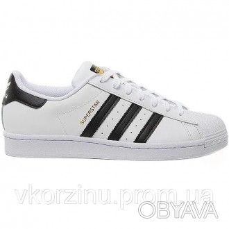 РАЗМЕРЫ В НАЛИЧИИ: [ 42 ] Кроссовки Adidas Superstar белые EG4958
Артикул: EG495. . фото 1