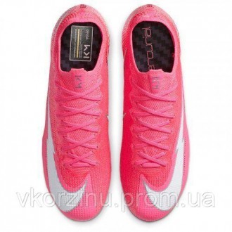 РАЗМЕРЫ В НАЛИЧИИ: [ 47 | 47,5 ] Бутсы Nike VAPOR 13 ELITE KM FG розовые DB5603-. . фото 6