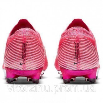 РАЗМЕРЫ В НАЛИЧИИ: [ 47 | 47,5 ] Бутсы Nike VAPOR 13 ELITE KM FG розовые DB5603-. . фото 7