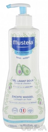 Нежный очищающий гель с авокадо Мустела Mustela Gentle Cleansing Gel with Avocad. . фото 1