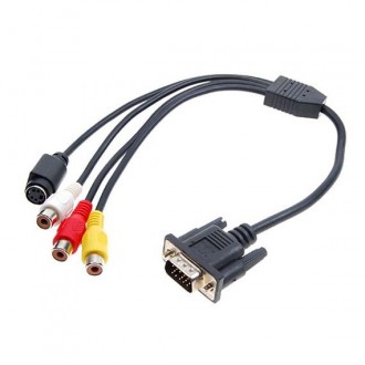 Переходник VGA S video Rca тюльпан. Дніпро. фото 1 Переходник VGA S video Rca тюльпан. Дніпро. фото 1