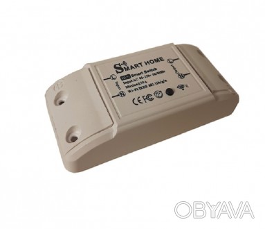 Описание WiFi выключателя беспроводного умного реле Smart Home 4982, белого
WiFi. . фото 1
