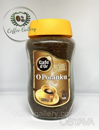 Cafe Dor OPoranku - це гранульована кава миттєвого змішування з Польщі. Суміш ро. . фото 1