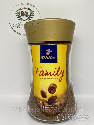  Розчинна кава TCHIBO FAMILY, ліофілізована. 100% натуральна кава. Сімейство Тчі. . фото 1