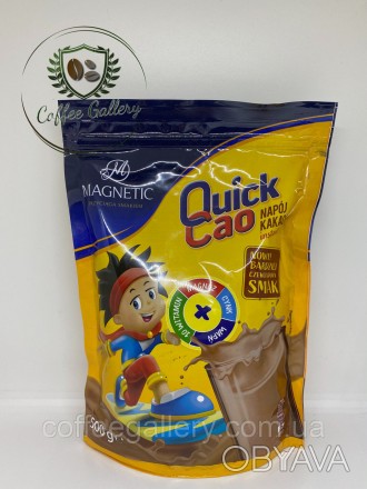 
Quick Cao - це дитячий шоколадний какао-порошок з Польщі. Цей шоколадний напій . . фото 1